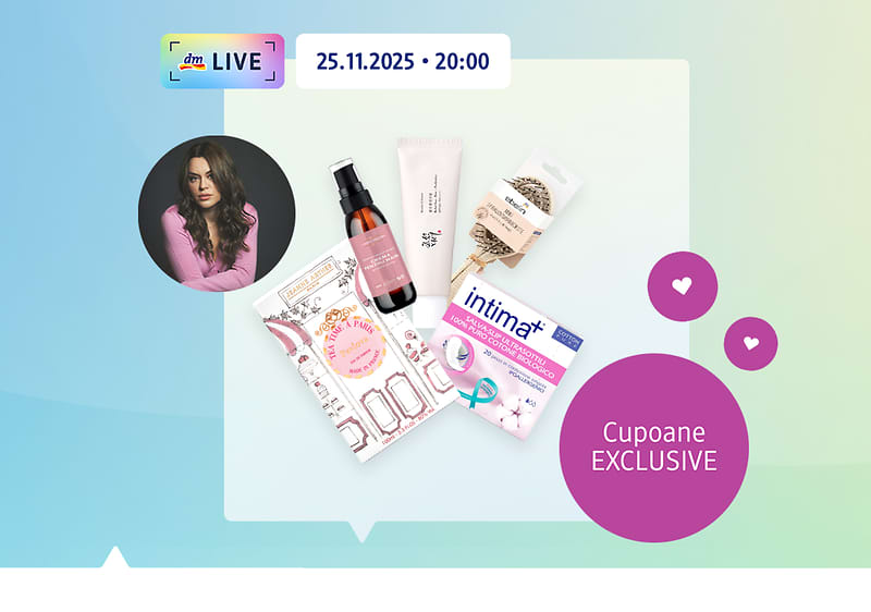 Cupoane exclusive produse de îngrijire și igienă feminină