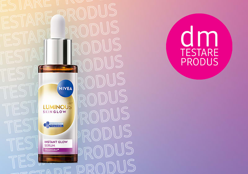 Serum Nivea Luminous Skin Glow pentru testare produs