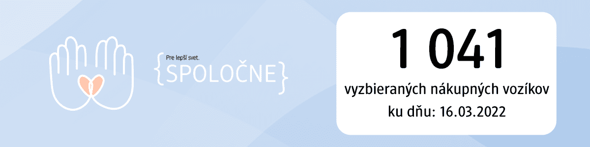 Počet vyzbieraných košíkov s pomocou pre ľudí z Ukrajiny.