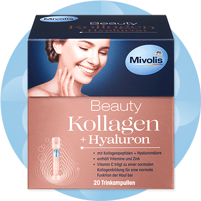 Balenie doplnku Mivolis Beauty Kollagen + Hyaluron s kolagénom a vitamínmi