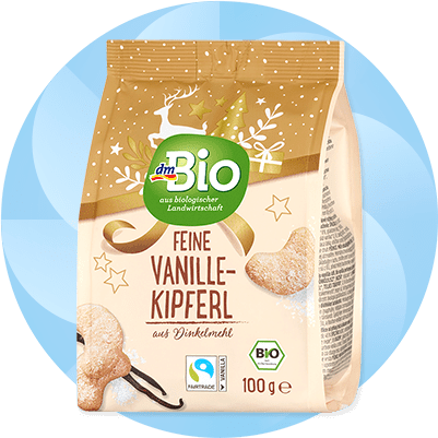 Balenie vanilkových rožkov značky dmBio