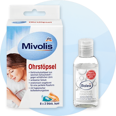 štuple do uší a dezinfekcia