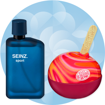 Parfum Seinz Sport a DKNY Be Delicious Ice Pop vo farebnom obale