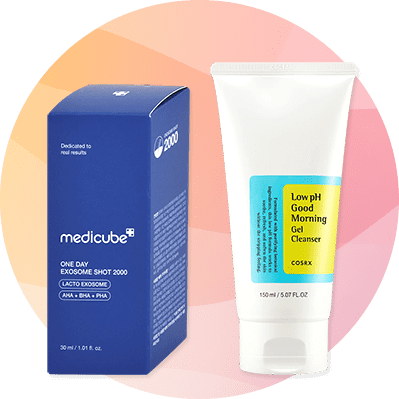 Medicube a tubička čistiaceho gélu Cosrx