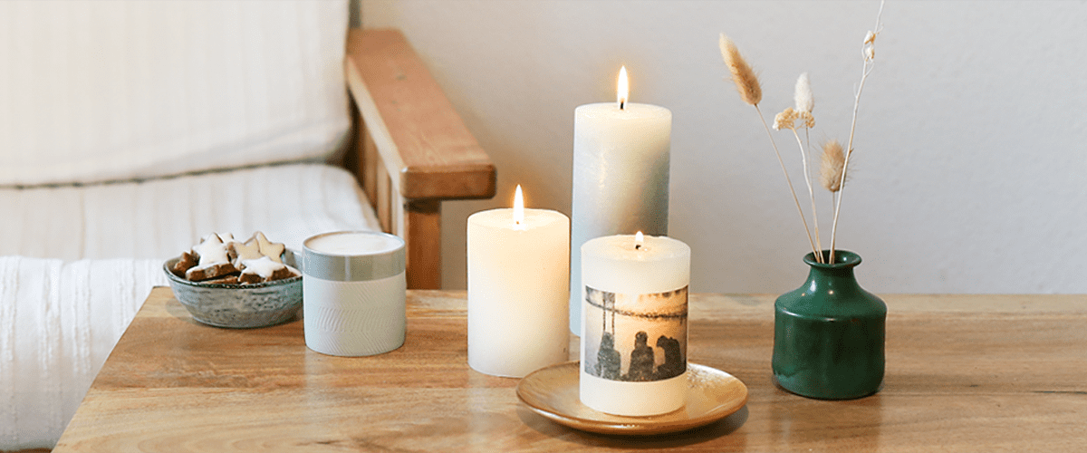 DIY sviečka s fotografiou.