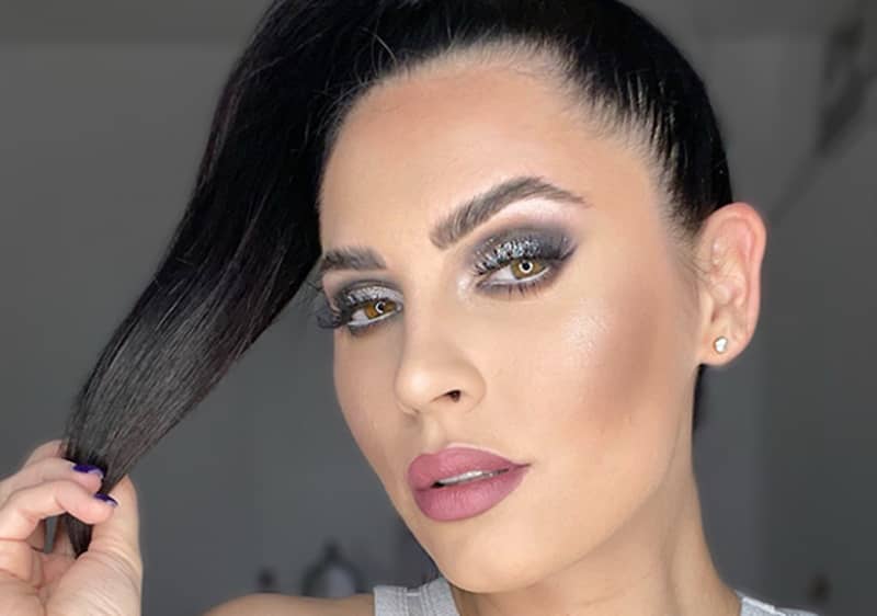 Silvestrovský look podľa make-up artistky Claudie Ďuríšek.