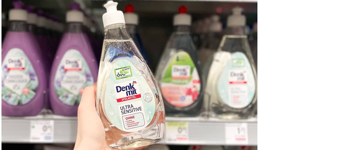 CO2 prostriedok na umývanie riadu sensitive