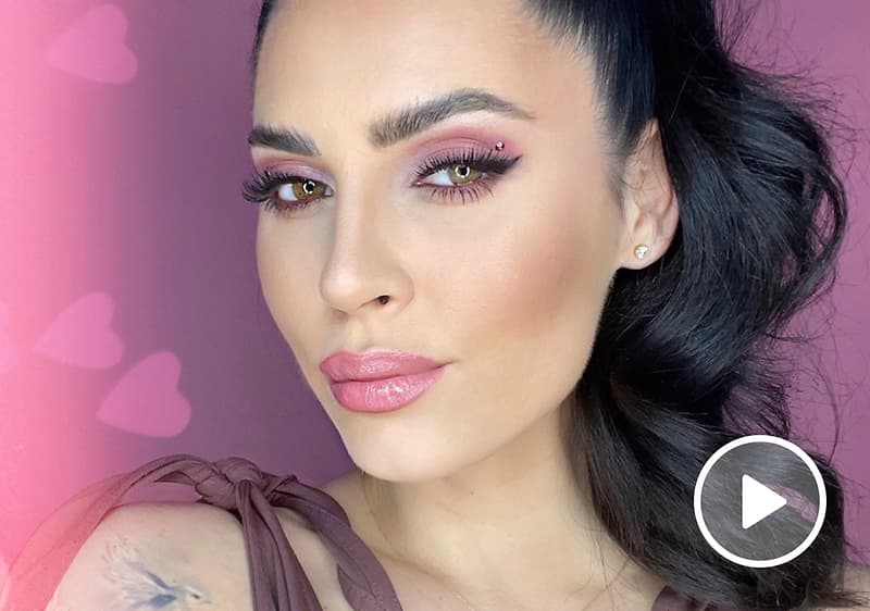 Make-up artistka Claudia Ďuríšek a jej valentínsky make-up