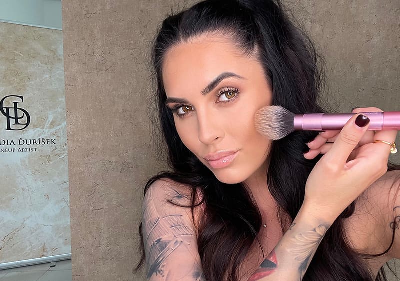 Make-up artistka Claudia Ďuríšek