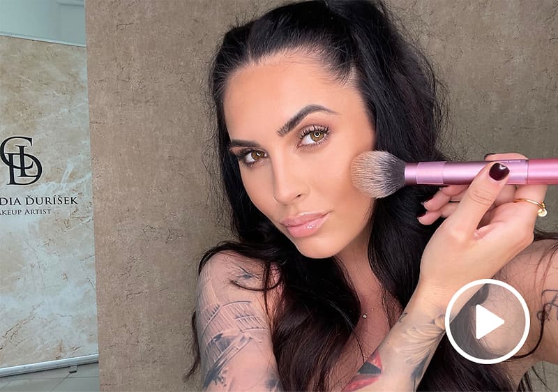 Make-up artistka Claudia Ďuríšek