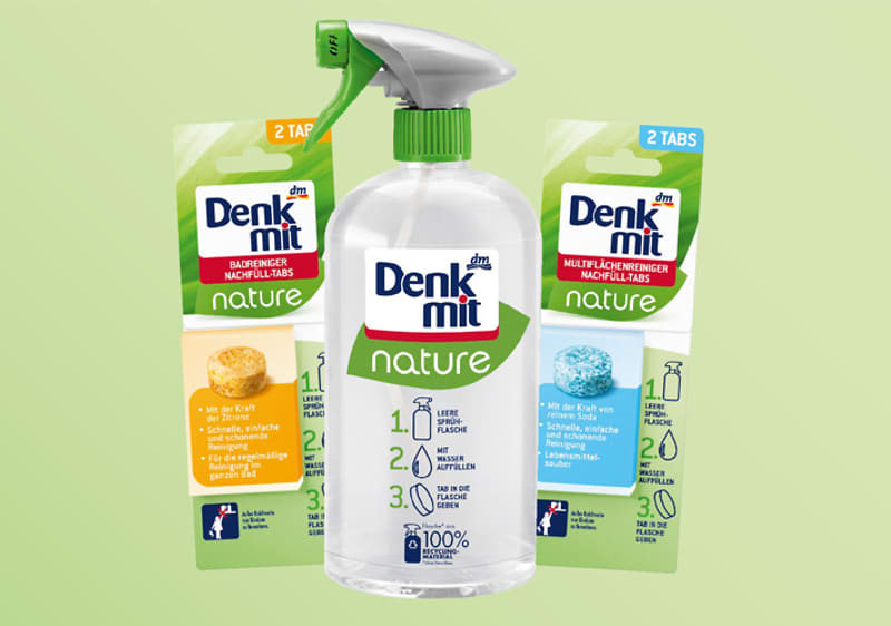 Produktový rad dm značky Denkmit nature.