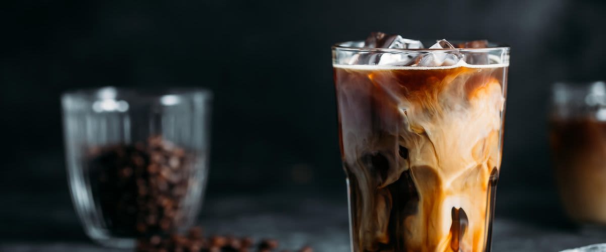 vegánska ľadová káva