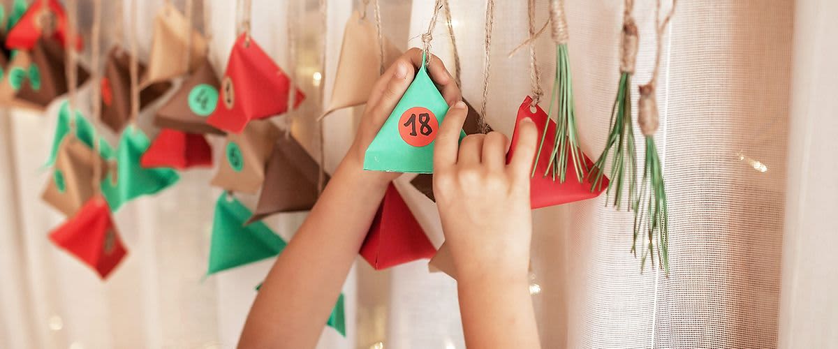 vlastnoručný adventný kalendár