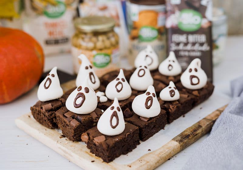 Hotové cícerové brownies