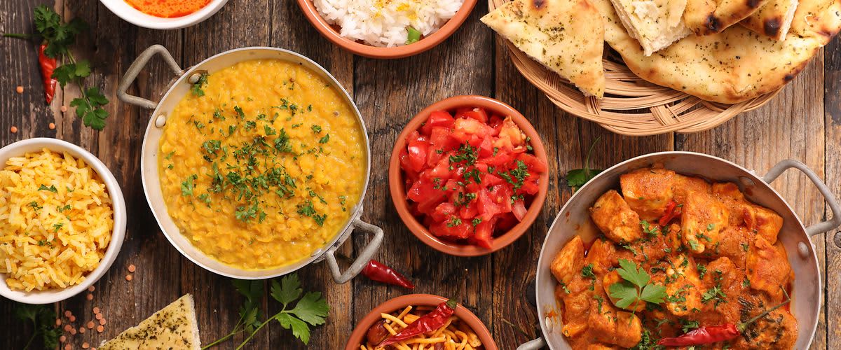 Indické pokrmy