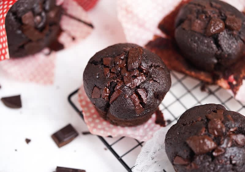 Čokoládové muffiny
