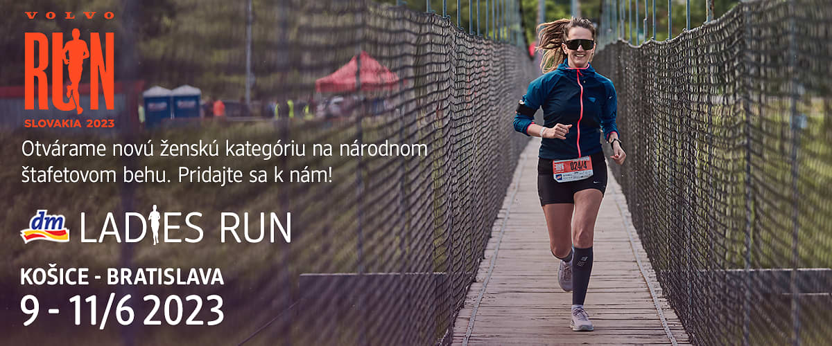 bežkyňa a text: dm LADIES RUN  9-11/6/2023