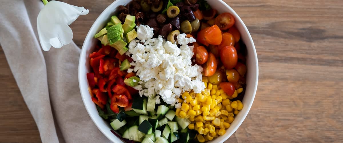 kuskus salat so syrom feta