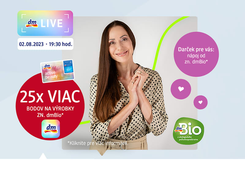 dmLIVE: Varíme s dmBio