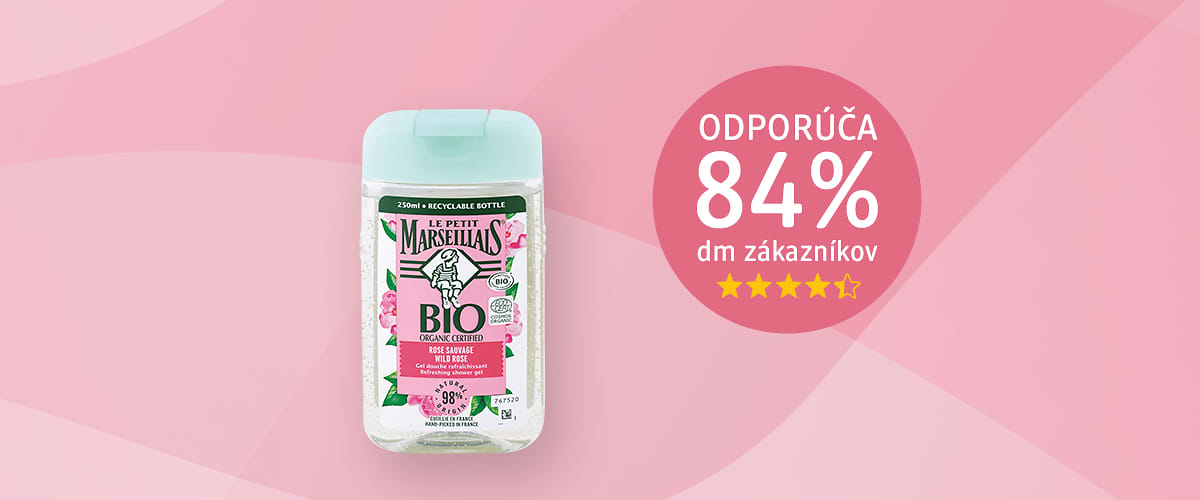 LE PETIT MARSEILLAIS Sprchovací gél Bio Divoká Ruža, 250 ml