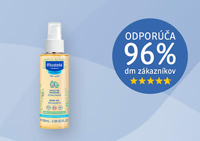 Mustela Detský masážny olej, 100 ml
