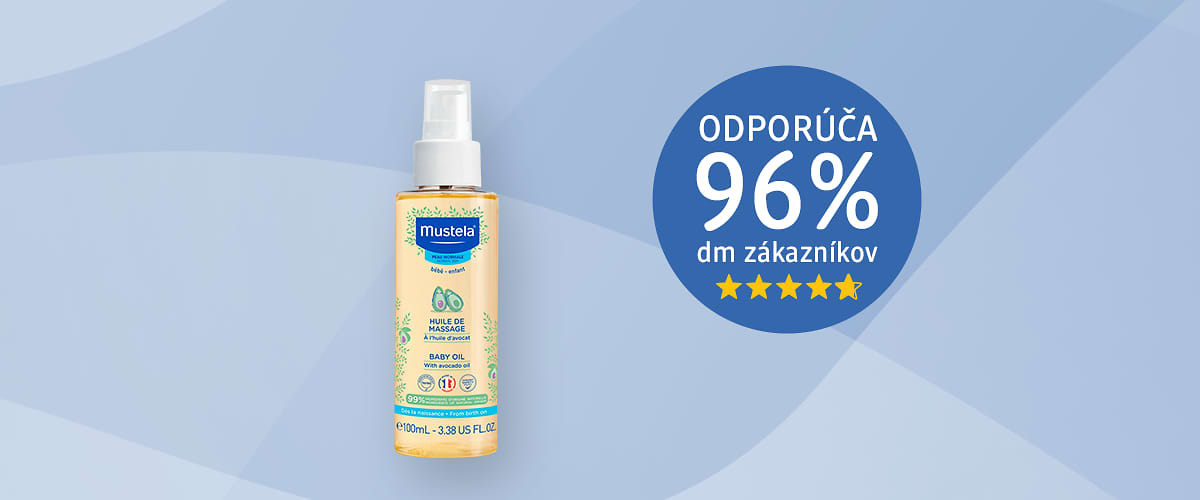 Mustela Detský masážny olej, 100 ml