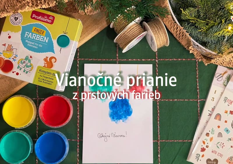 vianočné prianie z prstových farieb - video náhľad