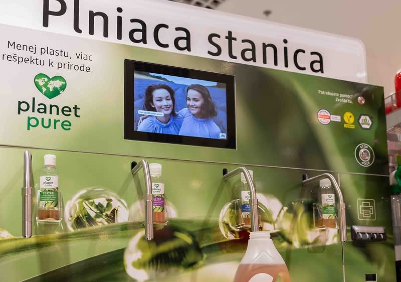 plniace stanice planet pure