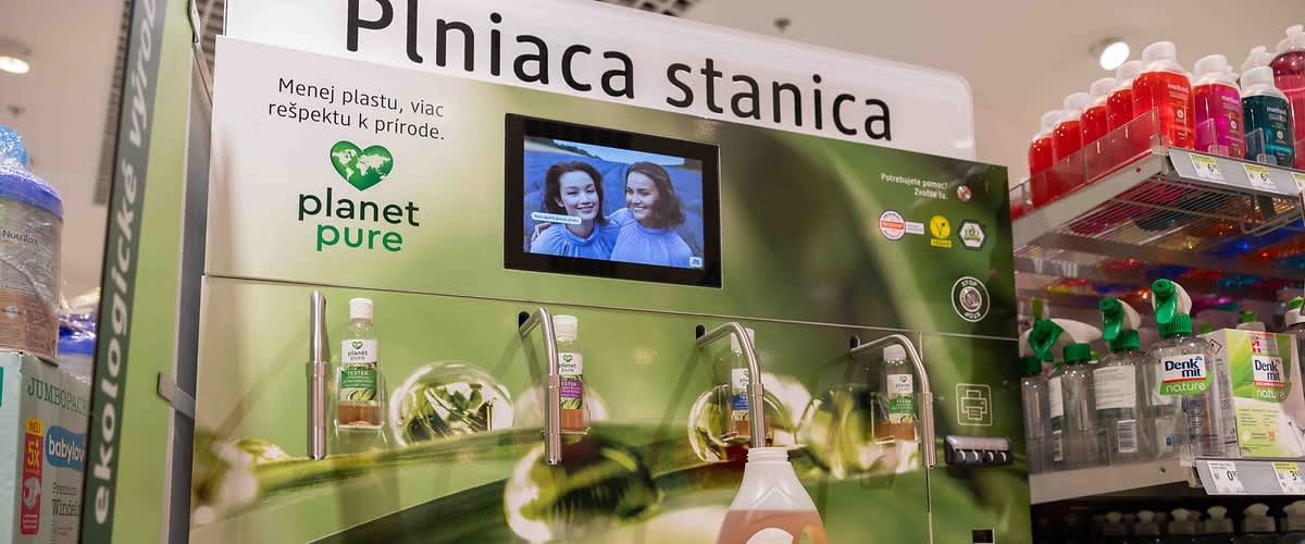 plniace stanice planet pure