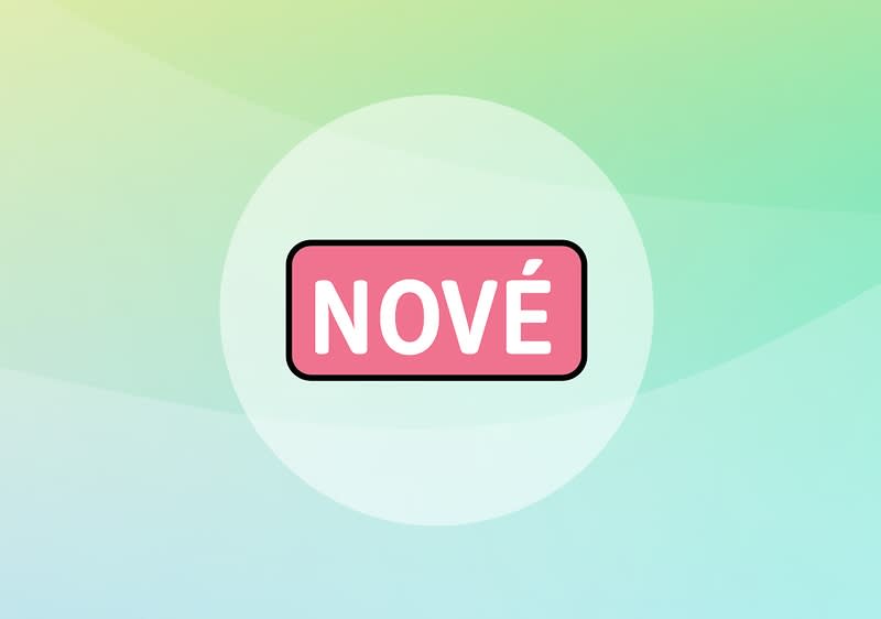 označenie NOVÉ
