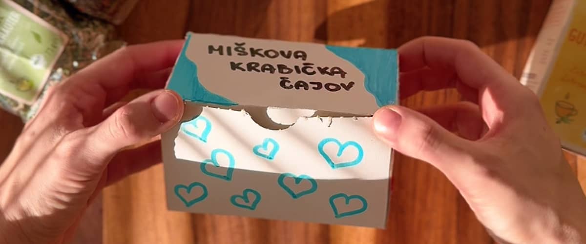 čajová krabička