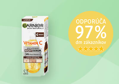 Rozjasňujúce nočné pleťové sérum Vitamin C, 30 ml