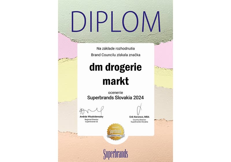 Diplom Superbrands 2024