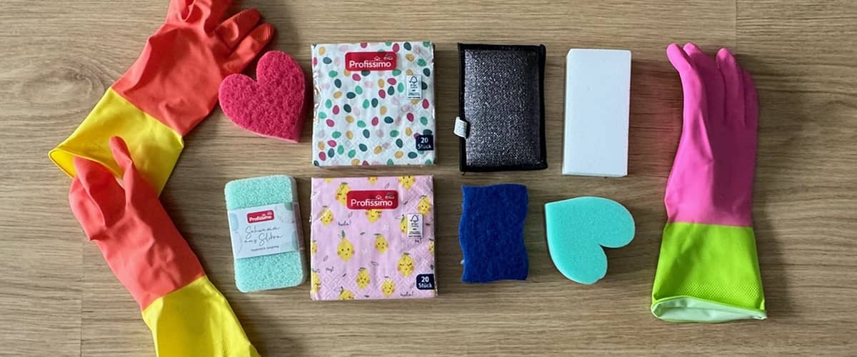 hubky položené na stole