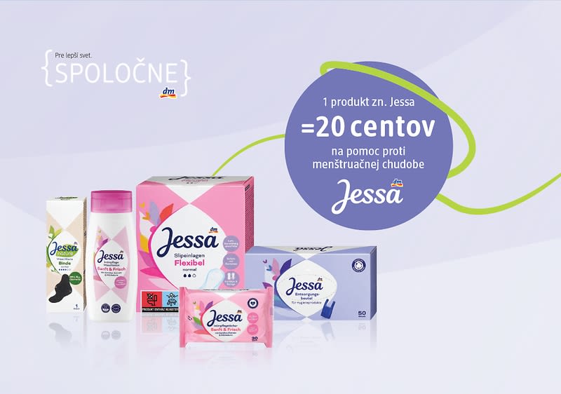 dm spoločne na boj proti menštruačnej chudobe