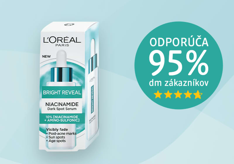 Pleťové sérum proti tmavým škvrnám Bright Reveal Niacinamide Dark Spot