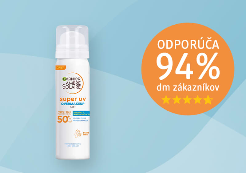 Opaľovací sprej Overmakeup Super UV, SPF 50, 75 ml