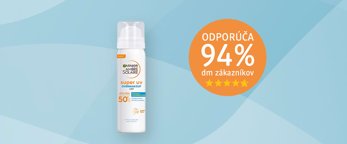 Opaľovací sprej Overmakeup Super UV, SPF 50, 75 ml
