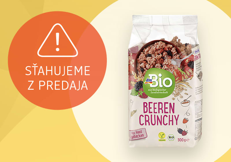 Stiahnutie z predaja dmBio 23.05.2025