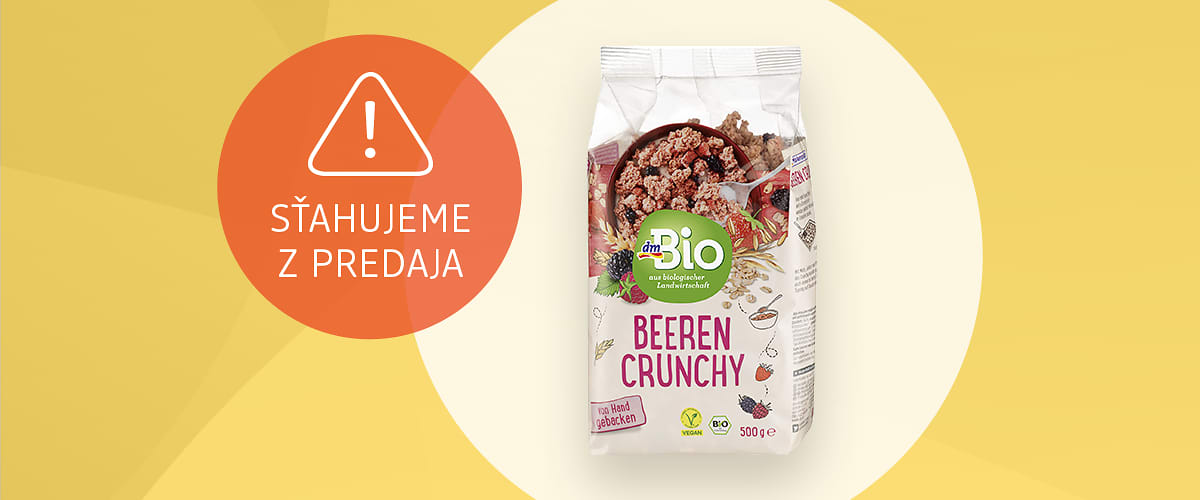 Stiahnutie z predaja dmBio 23.05.2025