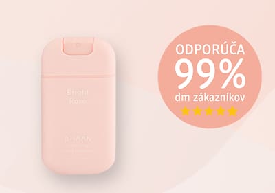 HAAN Hydratačný dezinfekčný sprej na ruky Bright Rose, 30 ml