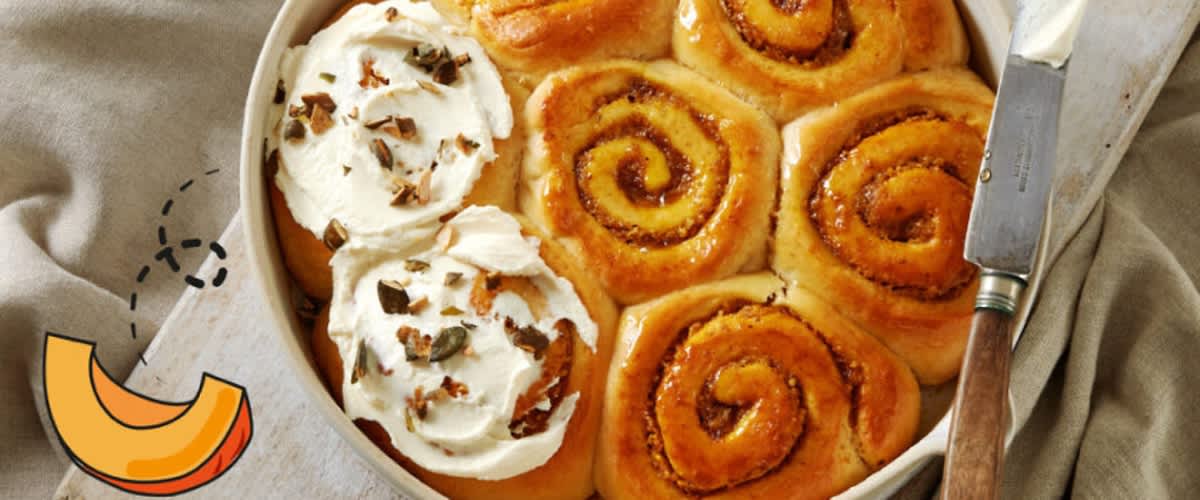 Tekvicové osie hniezda s pumpkin spice korením 