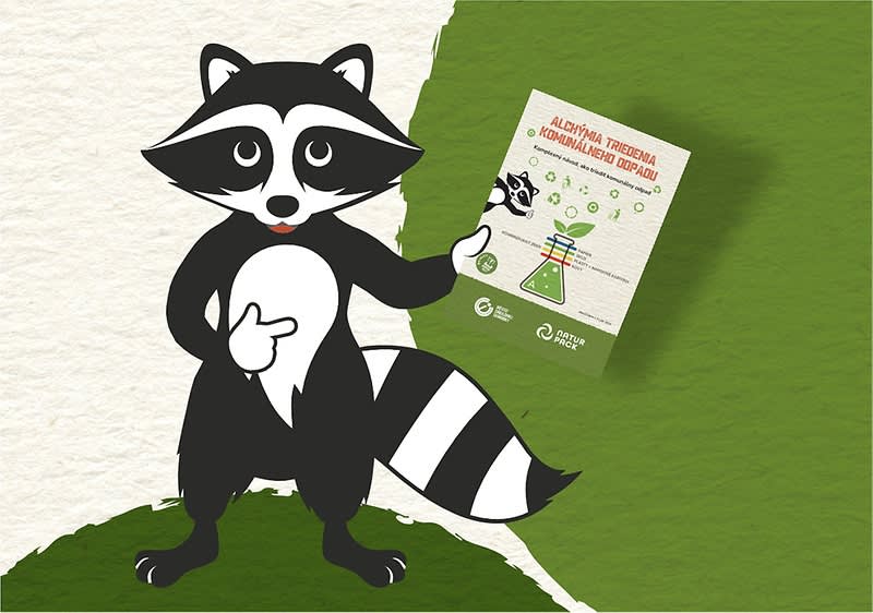 Vizuál Alchýmie triedenia komunálneho odpadu