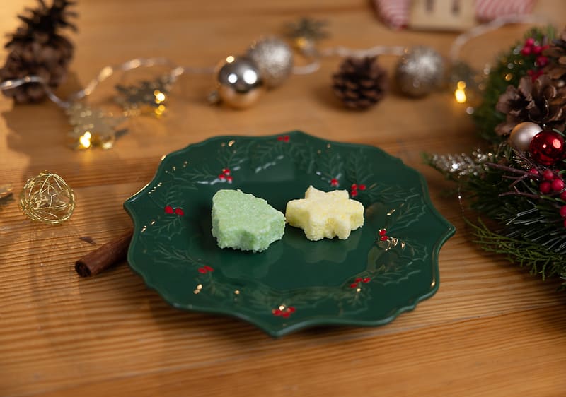 Šumivé bomby do kúpeľa v tvare hviezdy a stromčeka