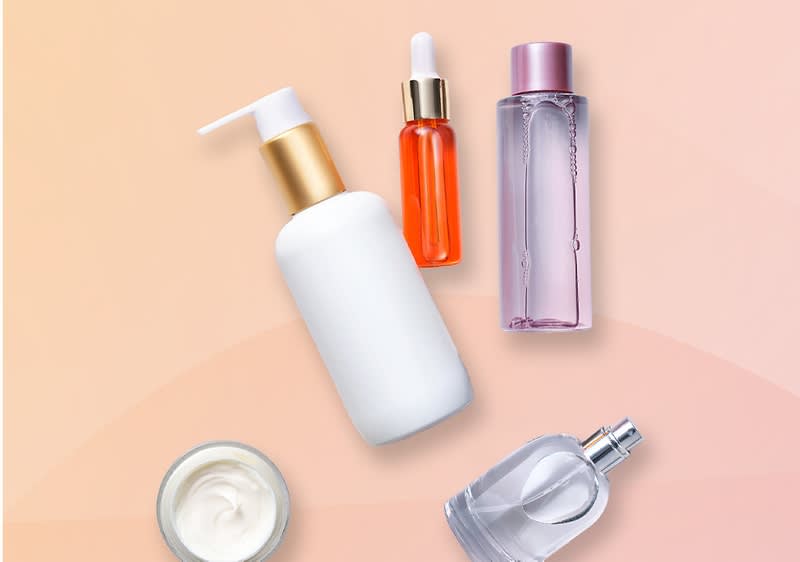 Pflege und Parfum Bühne