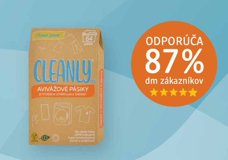 cleanly pásiky odporúča 87% zákazníkov