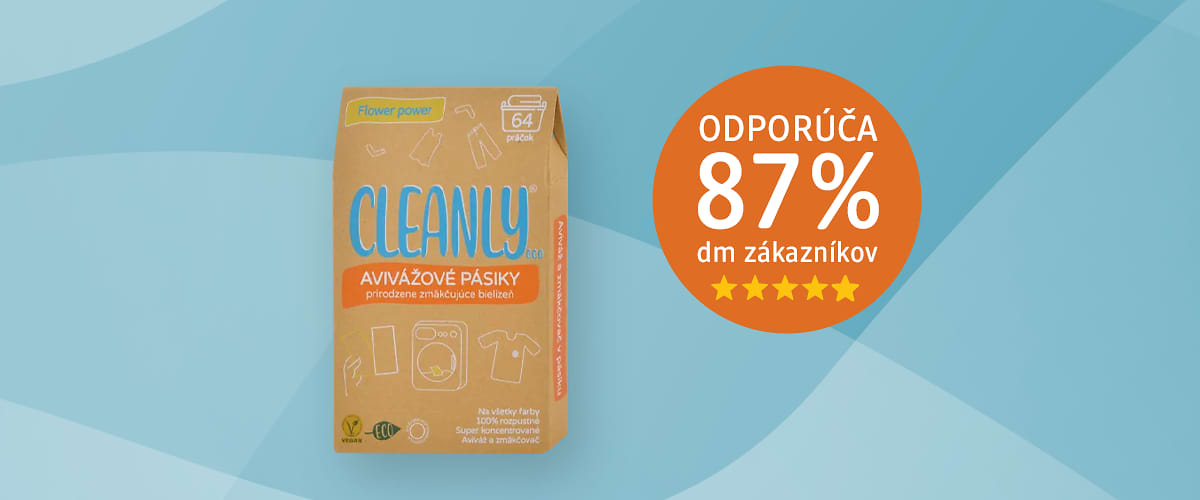 cleanly pásiky odporúča 87% zákazníkov