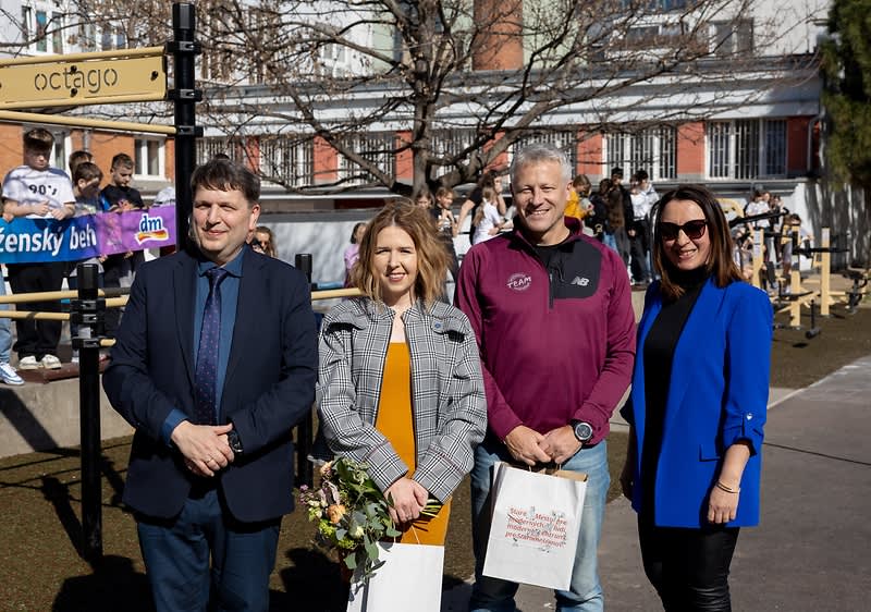 11. dm šport zónu otvárali: Matej Vagač, Natália Franková, Jozef Pukalovič a Lenka Kaščáková