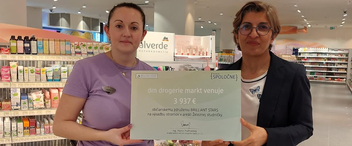 Odovzdanie symbolického šeku