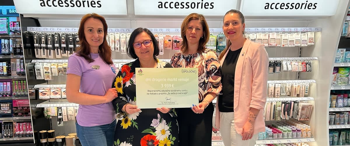 Odovzdanie symbolického šeku